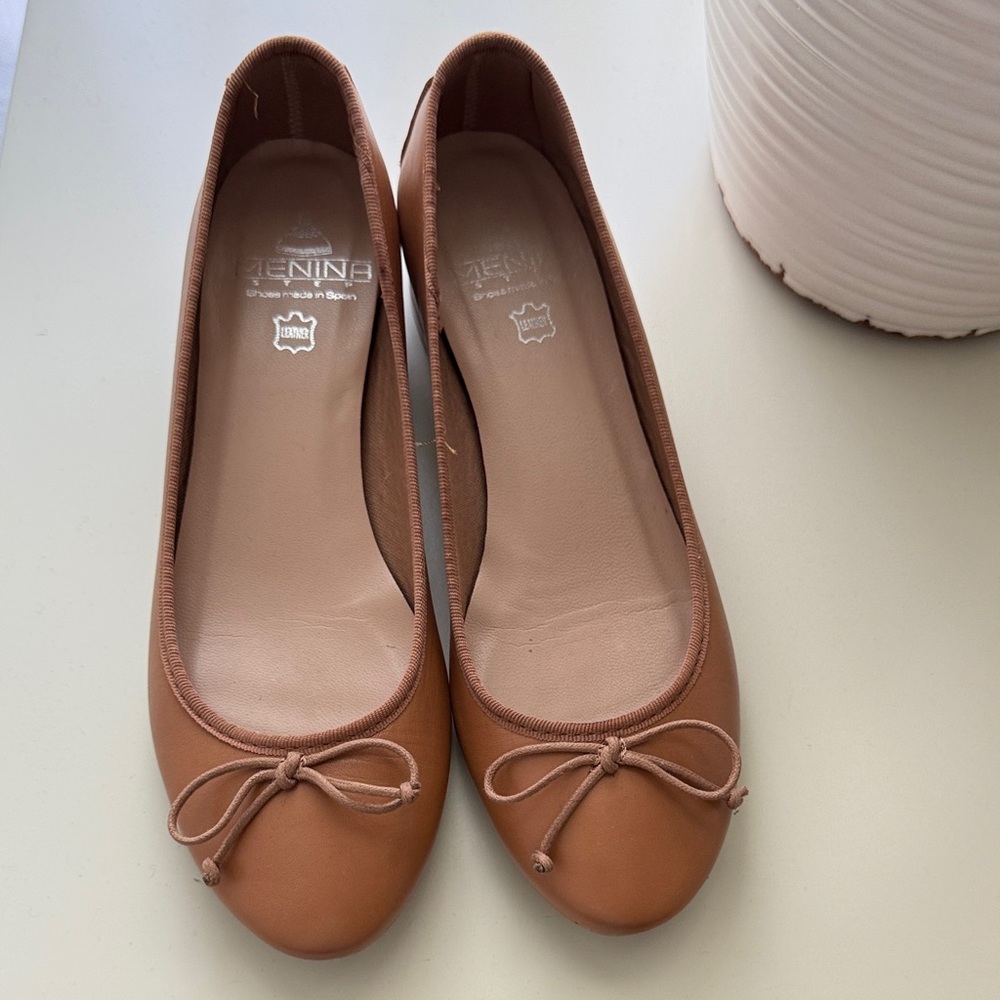 Menina Brown Ballet Flats